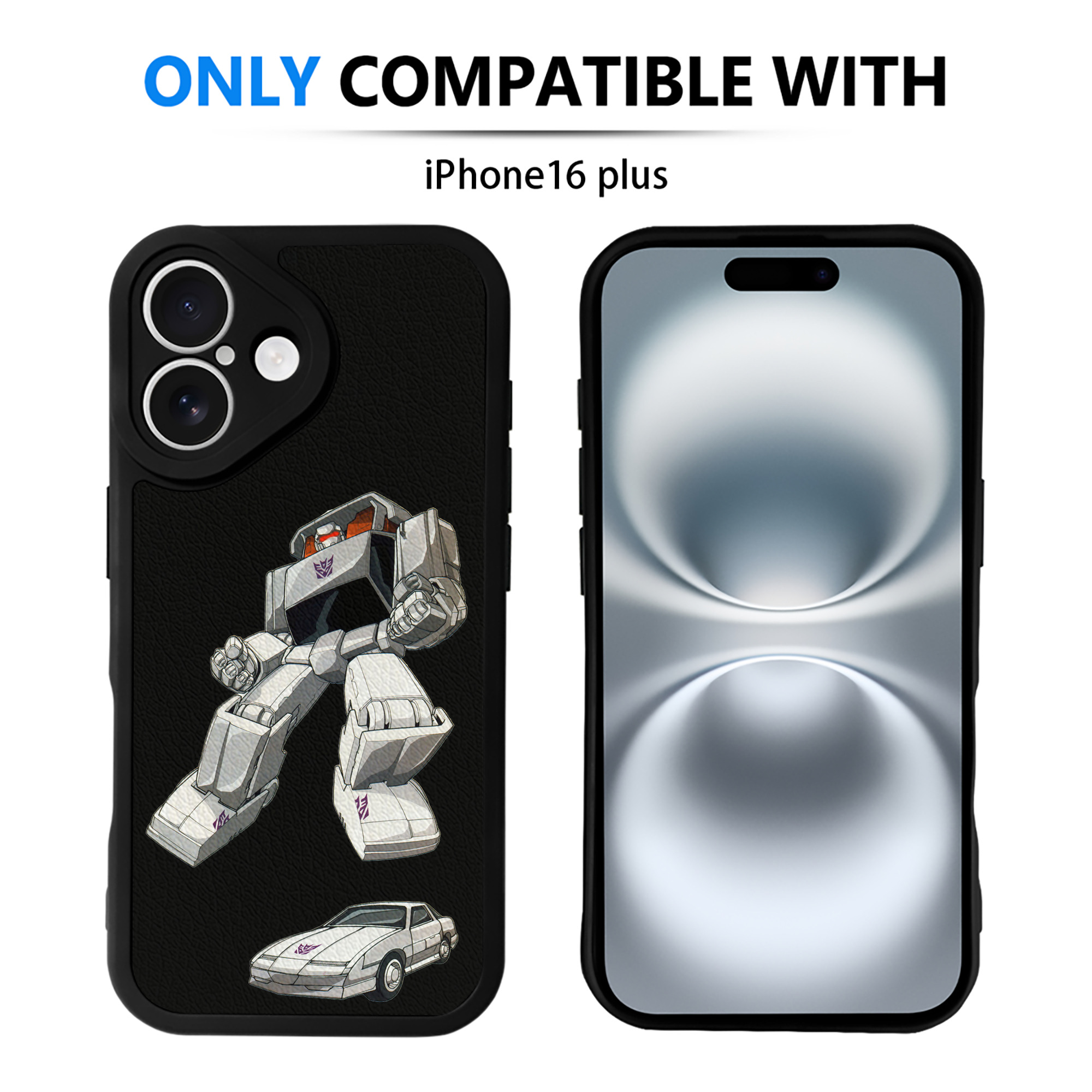 （画像用）  【iPhone 16シリーズ対応】シリコンスマホケース（レザー調） 材質：シリコン